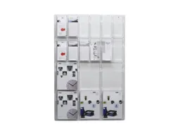 wandfolderhouder HxBxD 1157x766x51mm 6xDIN A4/12xDIN lang transparant