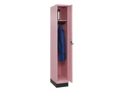 locker,HxBxD 1950x300x500mm,1vak,vak B 300mm,draaigrendel,sokkel