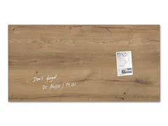 Glas/magneetbord Sigel Artverum 91X46 Natural Wood