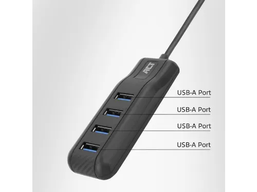 USB-C Hub 3.0 4 poorts USB-A