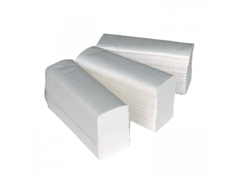 CMT Handdoekpapier M-vouw Eco recycled 2-laags wit 25x150 Stuks