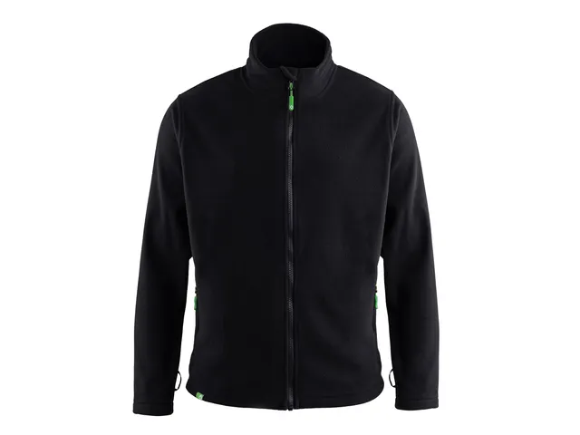 Fleece vest Arco Responsible zwart 3XL