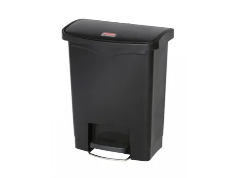 Pedaalemmer Slim Jim Step On Front Kunststof 30 Liter Zwart