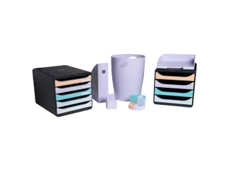 ECOBIN Papiermand 15L Aquarel mauve - 6