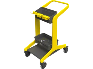 Vikan HyGo Mobile Cleaning Station Geel - 1