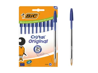 Balpen Bic Cristal M blister 10 stuks blauw - 3