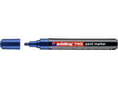 Paintmarker edding 790 op alcoholbasis 2-3mm blauw