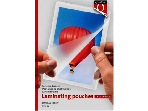Lamineerhoes Quantore A7 2x125micron 100stuks