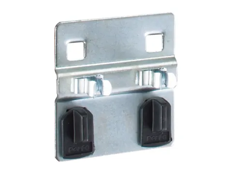 gereedschapsklem,v. perfoplaat,dubbel,Ø 6mm