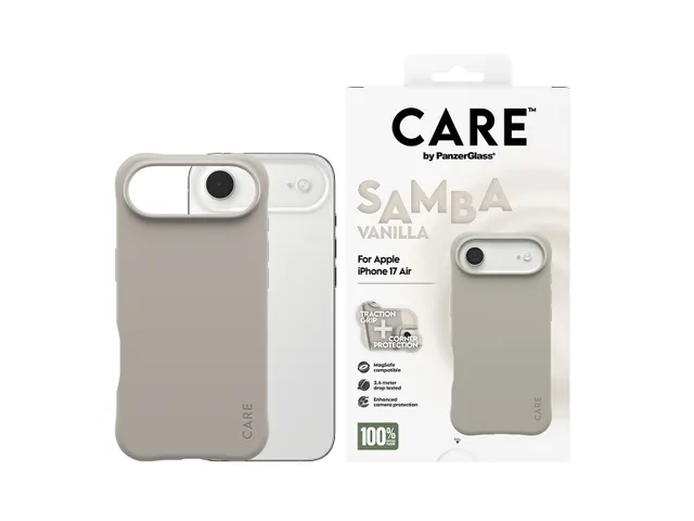 PanzerGlass CARE by Samba Case Vanilla w. MagSafe iPhone Air, Ho