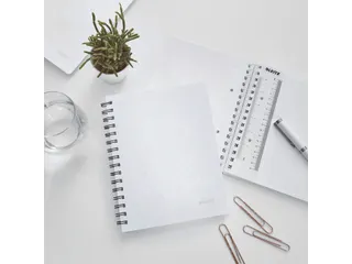 Notitieboek Leitz WOW A5 lijn spiraal PP wit - 6