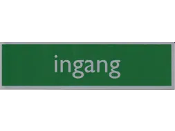 Infobord pictogram ingang 165x44mm