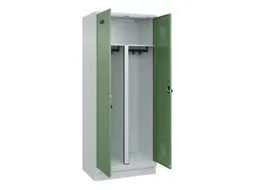 PBM-locker,HxBxD 1950x800x500mm,2vak,vak B 400mm,draaigrendel