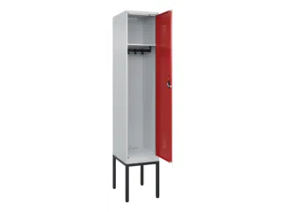 locker,HxBxD 2120x400x500mm,1vak,vak B 400mm,cil.-slot,voetonderstel - 1