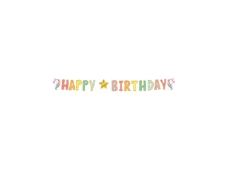 Letterslinger Happy Birthday Unicorn 2,5 meter - 4