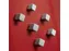 Magneten Sigel voor glasbord set 6stuks zilverkleurig C5 sterk 10x10x1