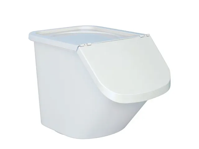 ingrediëntendispenser,HxBxD 450x430x610mm,40l,PP,bak/deksel wit/wit