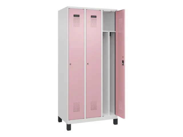 locker voor scheiding van kleding,HxBxD 1950x900x500mm,3vak