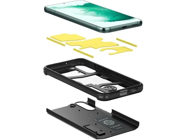 Spigen Case ACS03991 Galaxy S22 Tough Armor Zwart