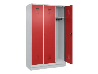 locker,HxBxD 1950x1200x500mm,3vak,vak B 400mm,cil.-slot,sokkel - 2