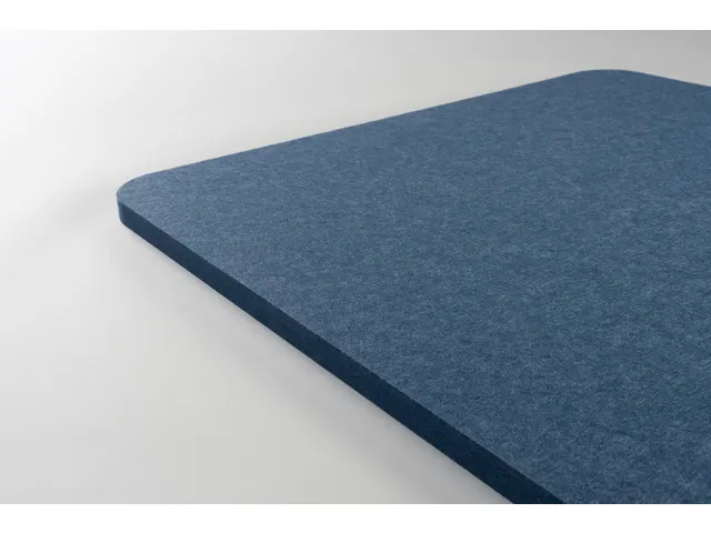 Akoestisch PET-vilt rechthoekig plafondpaneel 60x120cm Blauw