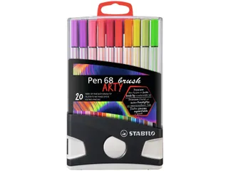 Brushstift STABILO Pen 568/20 Arty assorti set à 20 stuks - 1