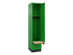 locker met bank,HxBxD 1950x400x815mm,1vak,vak B 400mm,cilinderslot