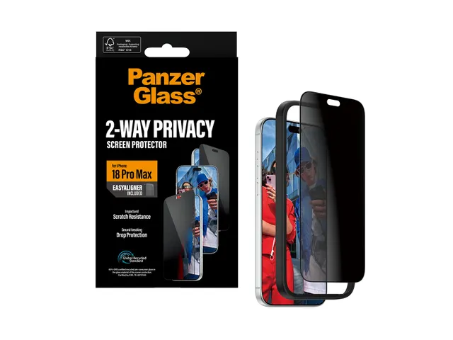 PanzerGlass 2-Way Privacy Screen Protector iPhone 2026 Pro Max | Ul