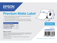 Premium Matte Label - Continuous Roll: 102mm x 60m