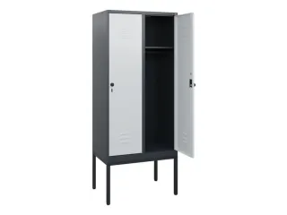 locker,HxBxD 1950x800x500mm,2vak,vak B 400mm,draaigrendel - 2