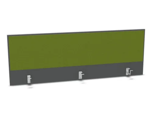 opzetpaneel bureau aanbouw achter MS-donkergrijs BN7048-groen 1600mm