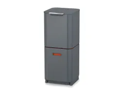 Afvalbak Intelligent Waste Totem Compact 40 Liter Grijs