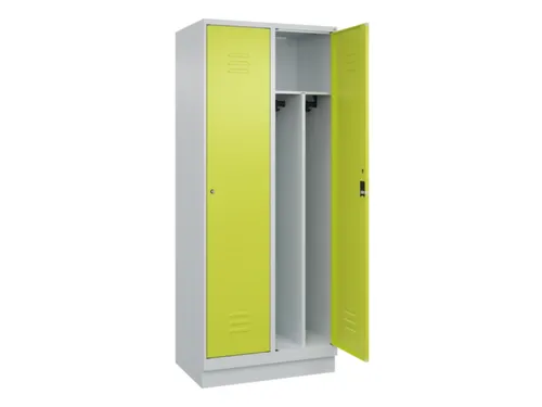 locker voor scheiding van kleding,HxBxD 1950x800x500mm,2vak