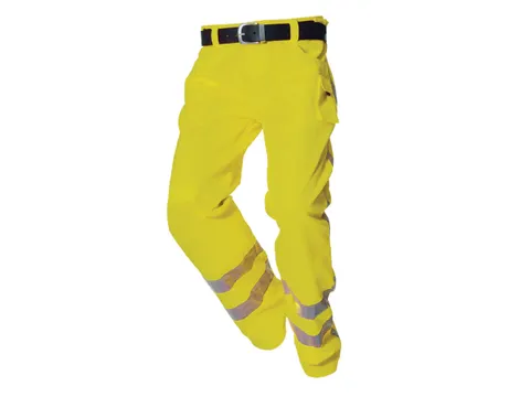 Intersafe Infra-line werkbroek, fluo geel, maat 48, per stuk