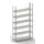Schroefstelling Basisveld 1850x1254x304mm 6legborden 75kg Ral7035