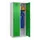 locker,HxBxD 1850x800x500mm,2vak,vak B 400mm,draaigrendel