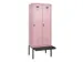 locker met bank,voor scheiding van kleding,HxBxD 2120x800x815mm,2vak
