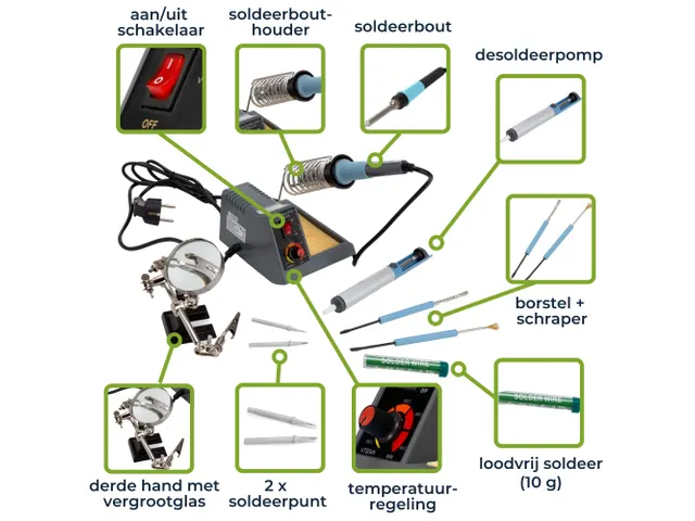 Kit Station De Soudage Avec Température Réglable - 40-48 W - 150-480