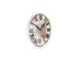 Wandklok Nextime Dia. 43cmx4.2cm Glas Wit 'romana' Romeinse cijfers