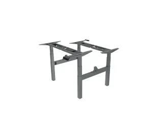 OUTLET Elektrisch Verstelbaar Zit-Sta Frame Duo Bureau Grijs 180Cm - 2