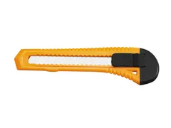 Cutter Westcott Office 18mm fermeture coulissante orange