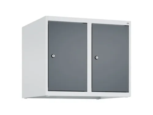 opzetkast,v. locker,2vak.,vak B 300mm,HxBxD 500x600x500mm,vleugeldeur