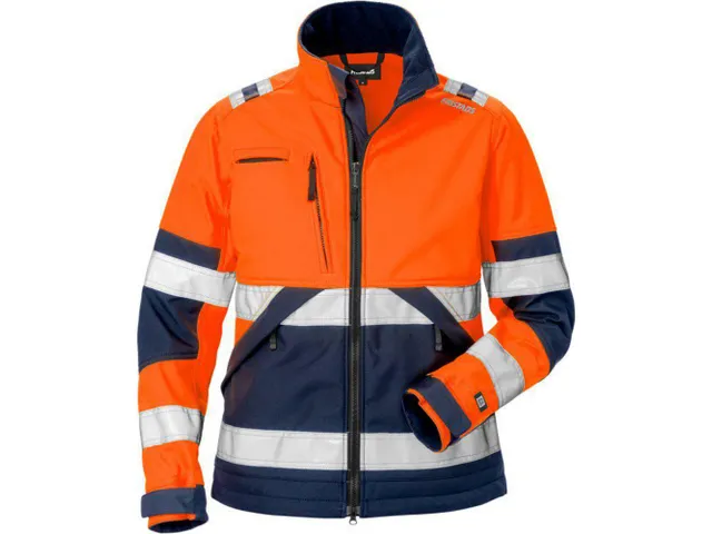 Fristads 4183 WYH softshell, oranje/marineblauw, maat 3XL, per stuk