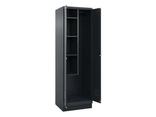 schoonmaakkast HxBxD 1950x600x500mm links 4vakken