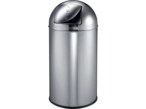 Afvalbak Pushcan 40 liter EKO RVS Kleur