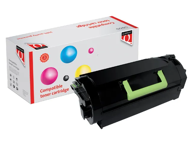 Tonercartridge Quantore alternatief tbv Lexmark 52D2000 zwart