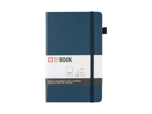 Notitieboek Sakura hard cover large lijn deep indigo 130x210mm