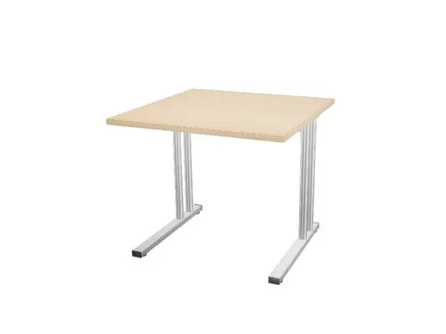 In hoogte verstelbaar bureau,HxBxD 720-840x800x800mm,NE-esdoorn
