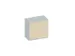 Schuifdeurkast 770x800x430mm Romp Lichtgrijs Decor Front Esdoorn
