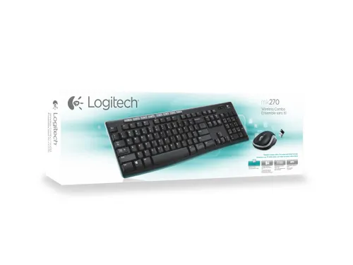 Logitech MK270 Toetsebord + Muis Azerty